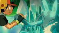Ash with Lucario and Pikachu in the movie (Image via The Pokemon Company)